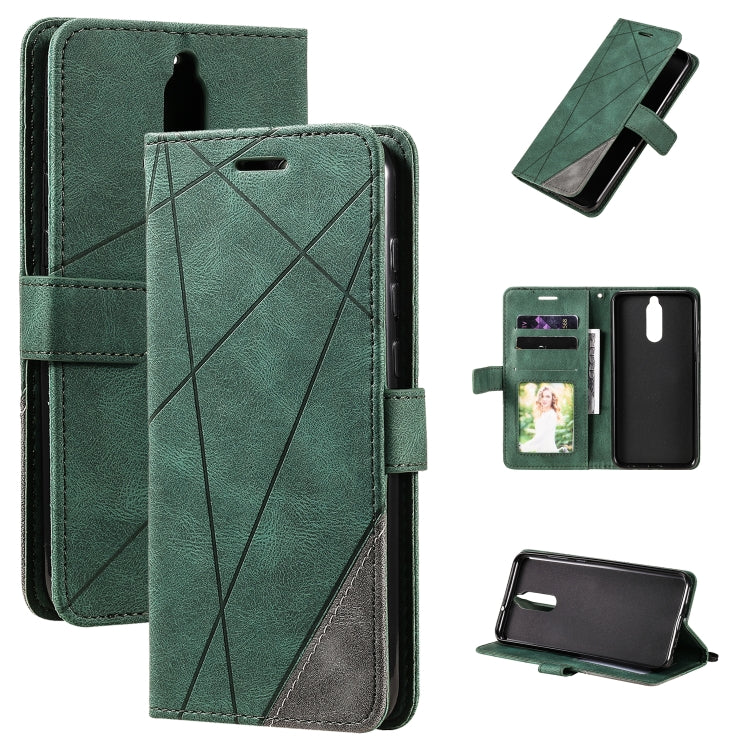 For Huawei Mate 10 Lite Skin Feel Splicing Horizontal Flip Leather Case with Holder & Card Slots & Wallet & Photo Frame