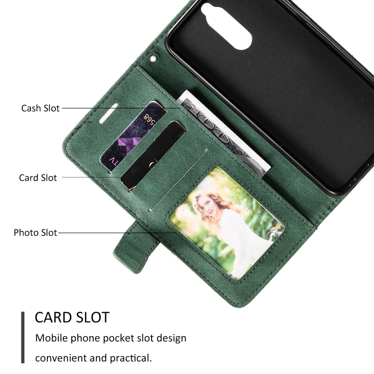 For Huawei Mate 10 Lite Skin Feel Splicing Horizontal Flip Leather Case with Holder & Card Slots & Wallet & Photo Frame