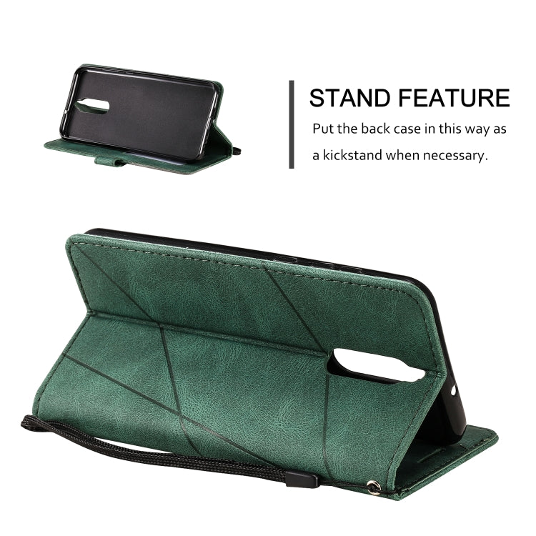 For Huawei Mate 10 Lite Skin Feel Splicing Horizontal Flip Leather Case with Holder & Card Slots & Wallet & Photo Frame