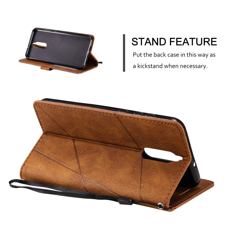 For Huawei Mate 10 Lite Skin Feel Splicing Horizontal Flip Leather Case with Holder & Card Slots & Wallet & Photo Frame