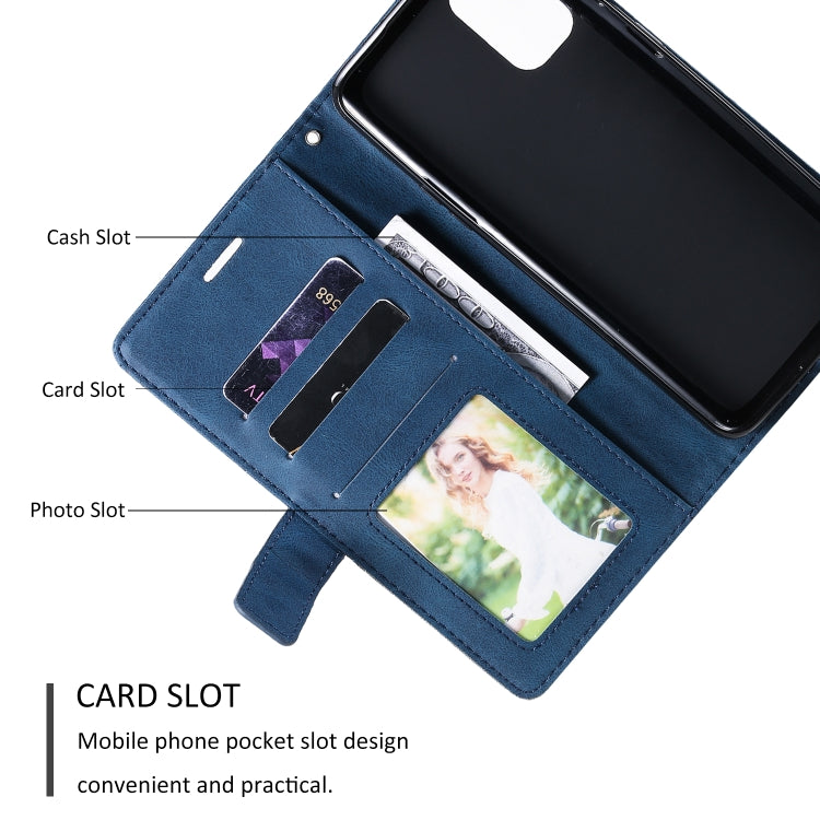 For OnePlus 8T Skin Feel Splicing Horizontal Flip Leather Case with Holder & Card Slots & Wallet & Photo Frame