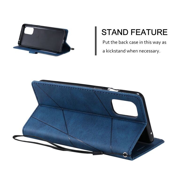 For OnePlus 8T Skin Feel Splicing Horizontal Flip Leather Case with Holder & Card Slots & Wallet & Photo Frame