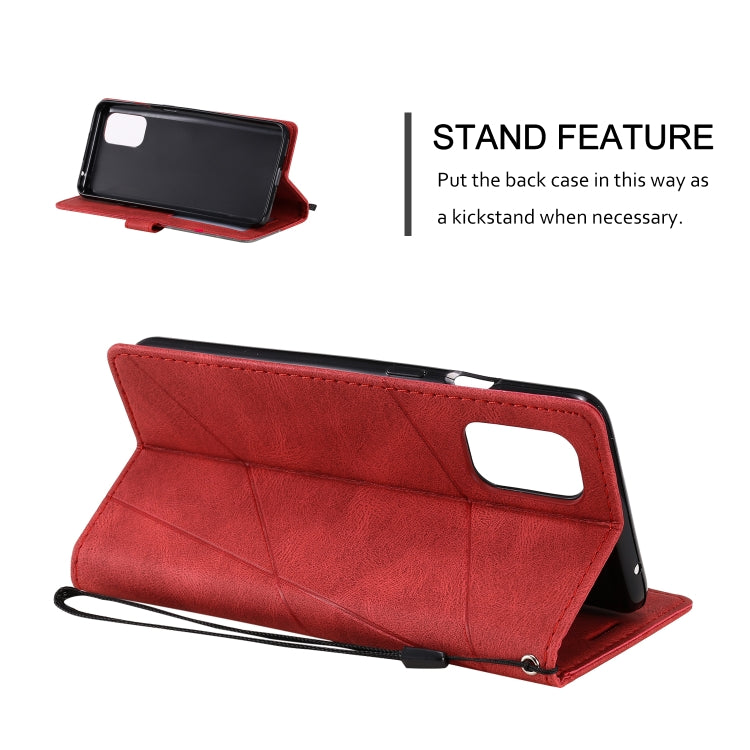 For OnePlus 8T Skin Feel Splicing Horizontal Flip Leather Case with Holder & Card Slots & Wallet & Photo Frame