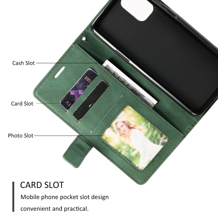 For OnePlus 8T Skin Feel Splicing Horizontal Flip Leather Case with Holder & Card Slots & Wallet & Photo Frame