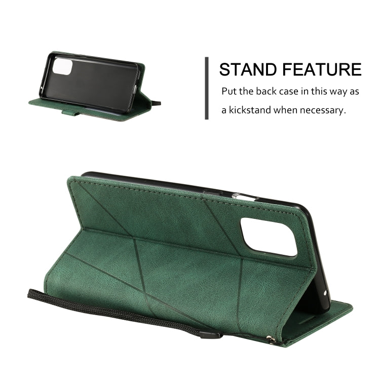 For OnePlus 8T Skin Feel Splicing Horizontal Flip Leather Case with Holder & Card Slots & Wallet & Photo Frame