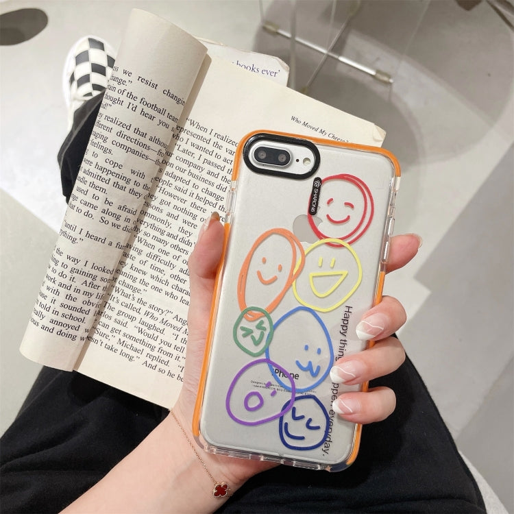 For iPhone SE 2022 / SE 2020 / 8 / 7 Integrated Design Pattern Protective Case