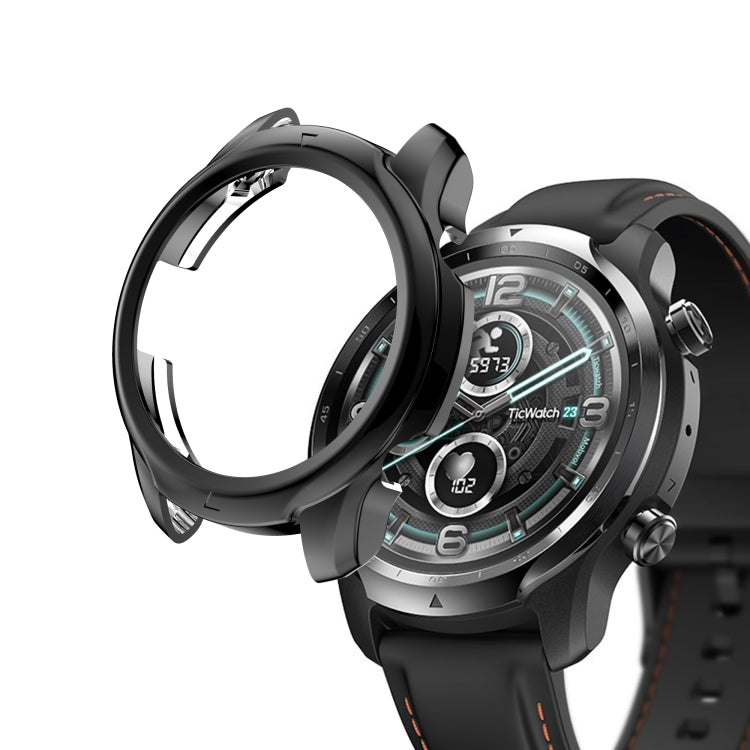 For TicWatch Pro 3 TPU Electroplating Frame Protective Case