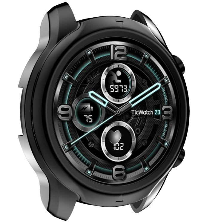 For TicWatch Pro 3 TPU Electroplating Frame Protective Case