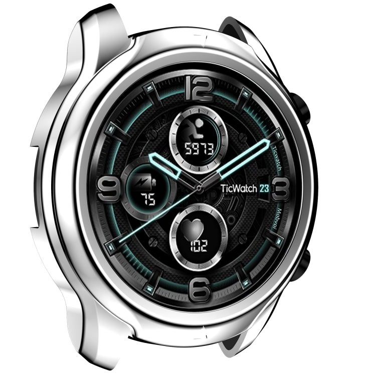 For TicWatch Pro 3 TPU Electroplating Frame Protective Case