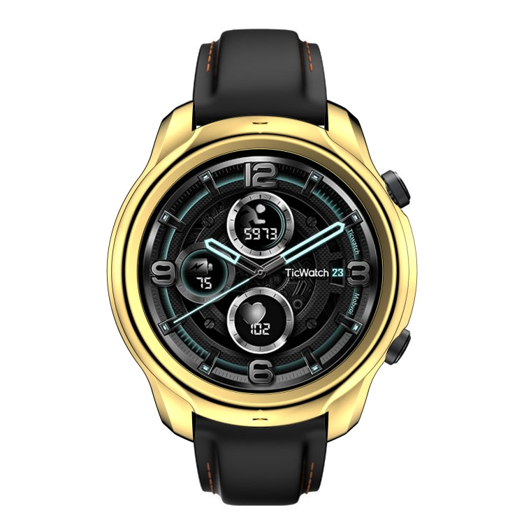 For TicWatch Pro 3 TPU Electroplating Frame Protective Case