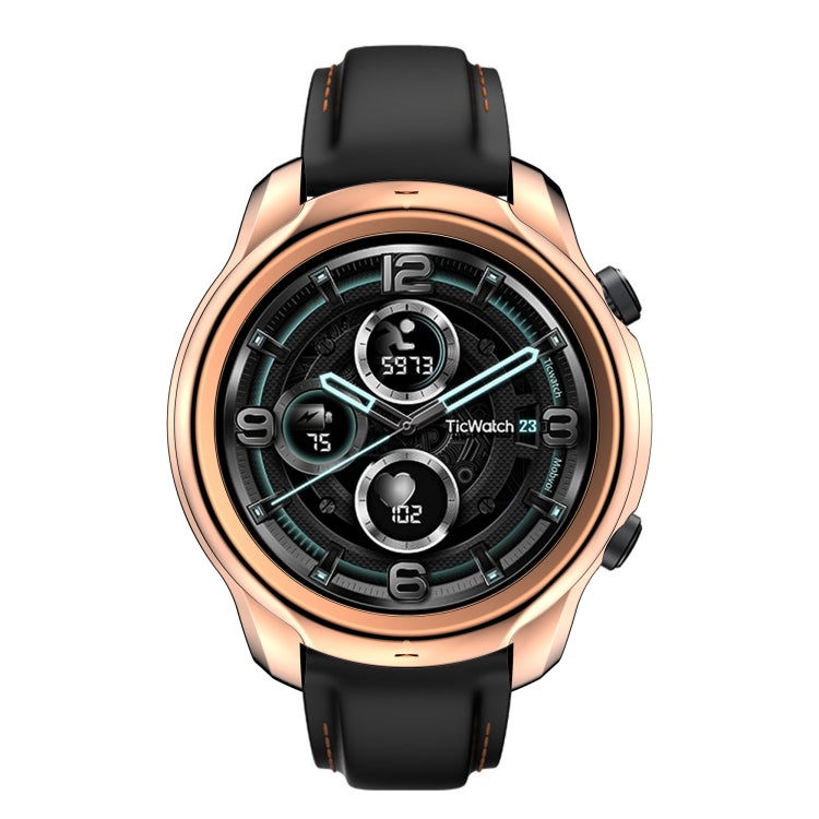 For TicWatch Pro 3 TPU Electroplating Frame Protective Case