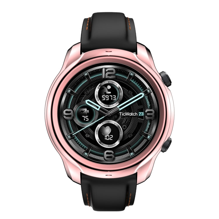 For TicWatch Pro 3 TPU Electroplating Frame Protective Case