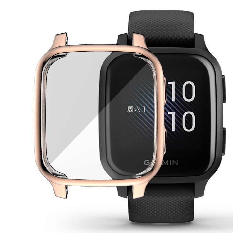 For Garmin Venu Sq Full Coverage TPU Electroplating Protective Case