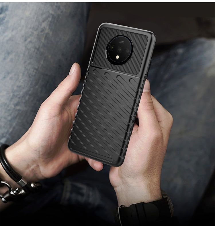 For OnePlus 7T Thunderbolt Shockproof TPU Soft Case