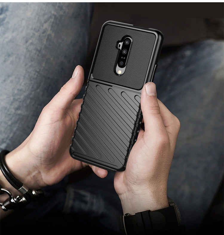 For OnePlus 7T Pro Thunderbolt Shockproof TPU Soft Case