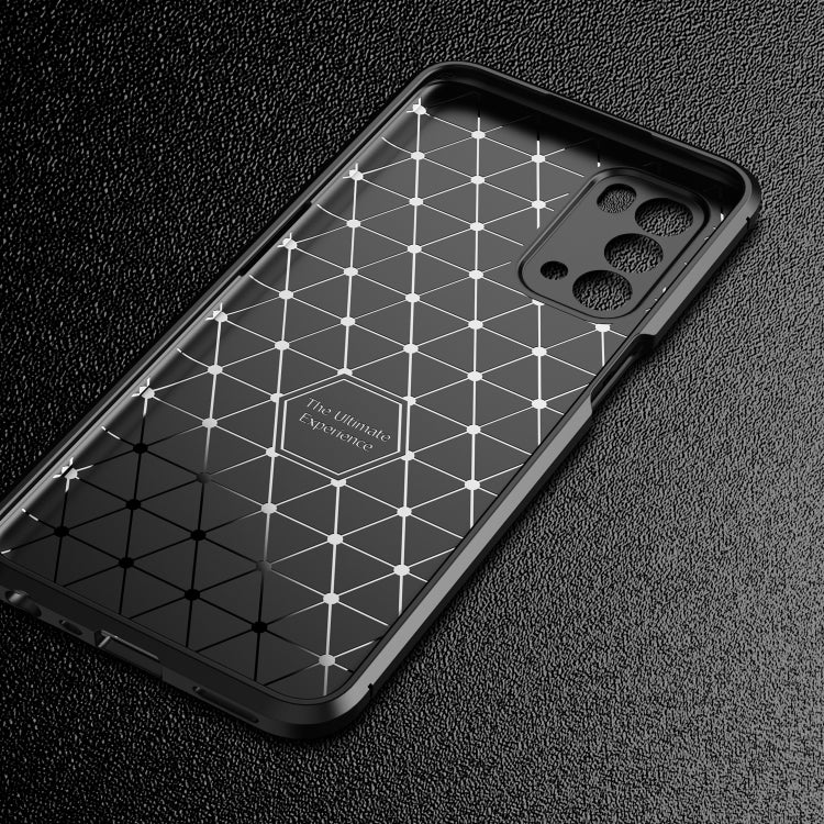 For OPPO A74 5G Carbon Fiber Texture Shockproof TPU Case