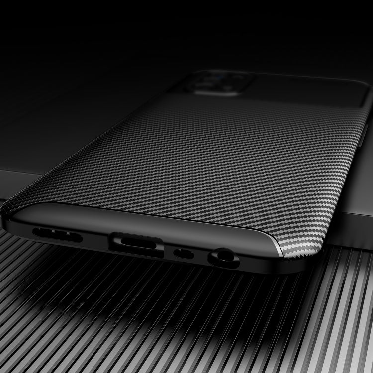 For OPPO A74 5G Carbon Fiber Texture Shockproof TPU Case