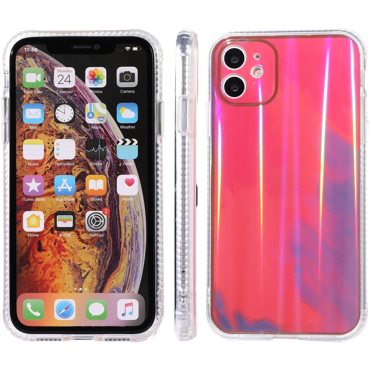 For iPhone 11 Pro IMD Rendering Watercolor Aurora Pattern Shockproof TPU + PC Protective Case