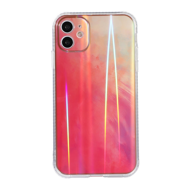 For iPhone 11 Pro IMD Rendering Watercolor Aurora Pattern Shockproof TPU + PC Protective Case