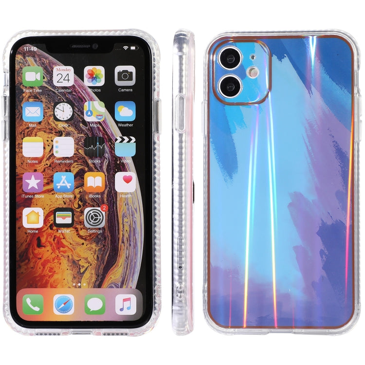 For iPhone 11 Pro IMD Rendering Watercolor Aurora Pattern Shockproof TPU + PC Protective Case