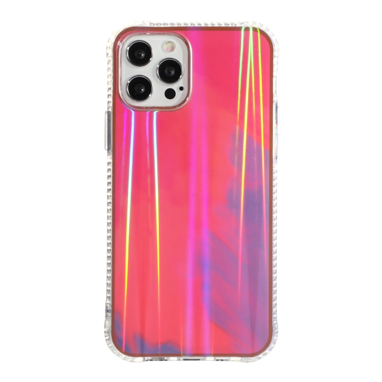 For iPhone 12 mini IMD Rendering Watercolor Aurora Pattern Shockproof TPU + PC Protective Case