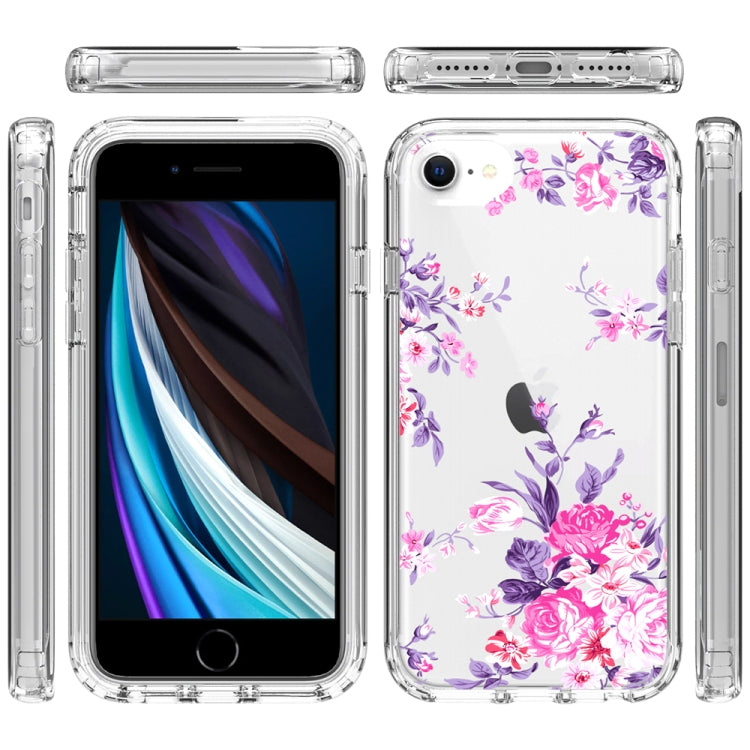 2 in 1 High Transparent Painted Shockproof PC + TPU Protective Case For iPhone 6s / 6