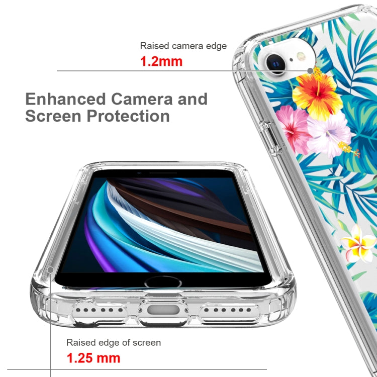 2 in 1 High Transparent Painted Shockproof PC + TPU Protective Case For iPhone 6s / 6