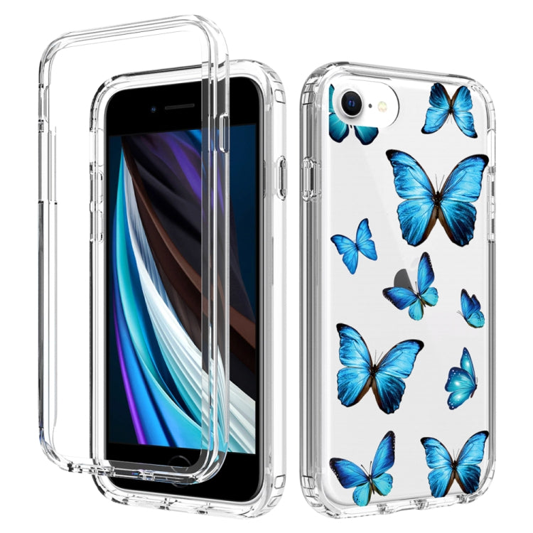 2 in 1 High Transparent Painted Shockproof PC + TPU Protective Case For iPhone 6s / 6