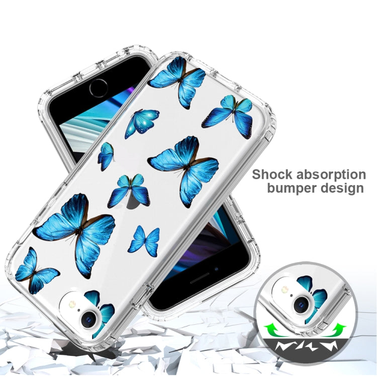 2 in 1 High Transparent Painted Shockproof PC + TPU Protective Case For iPhone 6s / 6
