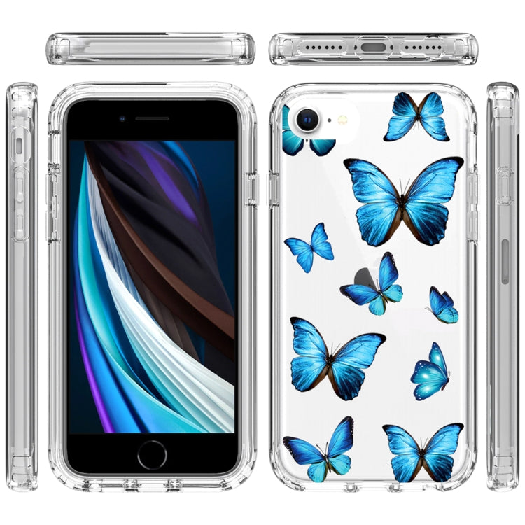2 in 1 High Transparent Painted Shockproof PC + TPU Protective Case For iPhone 6s / 6