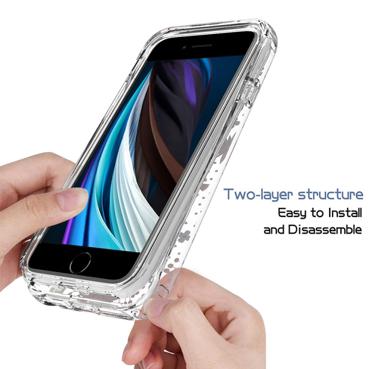 2 in 1 High Transparent Painted Shockproof PC + TPU Protective Case For iPhone 6s / 6