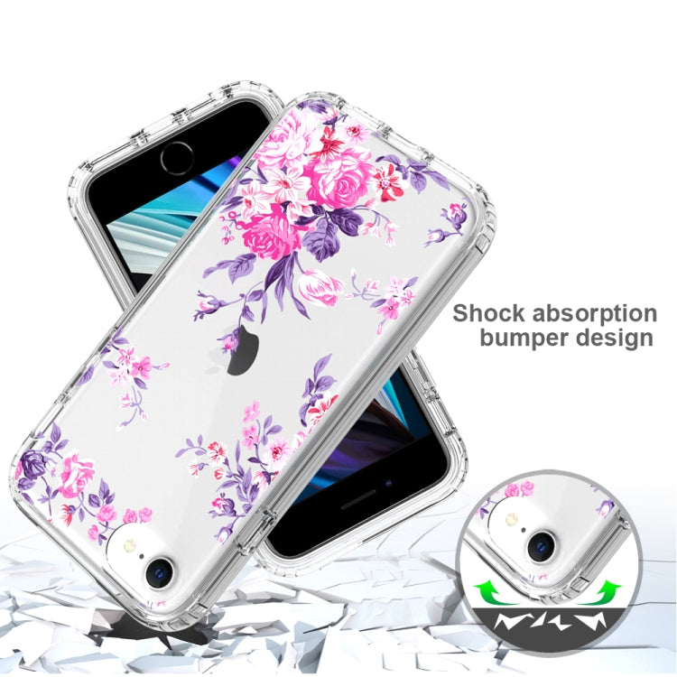 2 in 1 High Transparent Painted Shockproof PC + TPU Protective Case For iPhone 6s Plus & 6 Plus