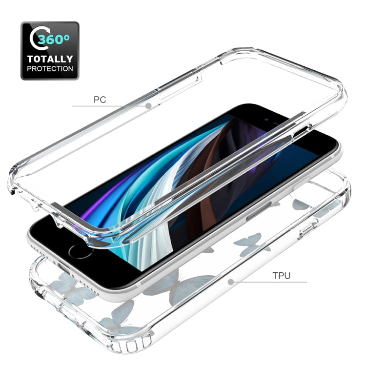 2 in 1 High Transparent Painted Shockproof PC + TPU Protective Case For iPhone 6s Plus & 6 Plus
