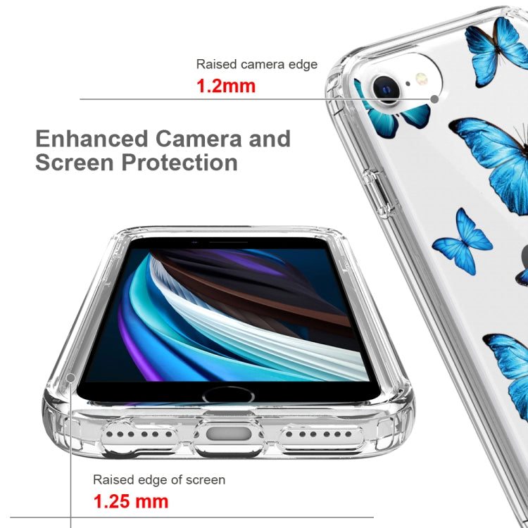 2 in 1 High Transparent Painted Shockproof PC + TPU Protective Case For iPhone 6s Plus & 6 Plus