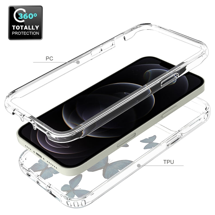 For iPhone 11 Pro 2 in 1 High Transparent Painted Shockproof PC + TPU Protective Case