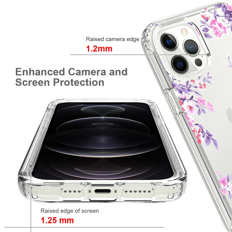For iPhone 11 Pro Max 2 in 1 High Transparent Painted Shockproof PC + TPU Protective Case