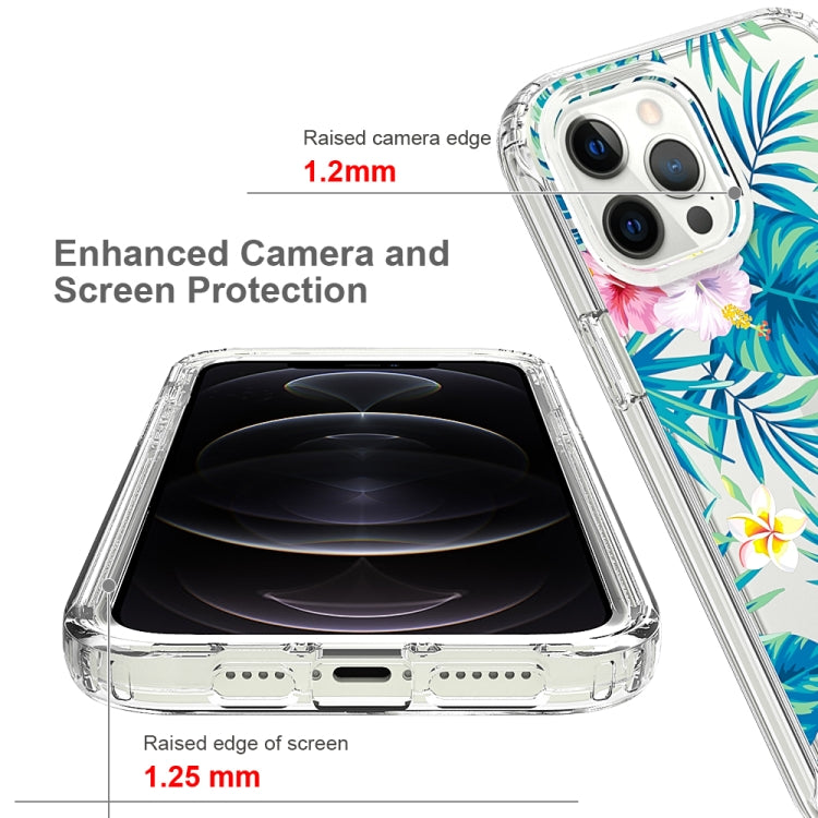 For iPhone 11 Pro Max 2 in 1 High Transparent Painted Shockproof PC + TPU Protective Case
