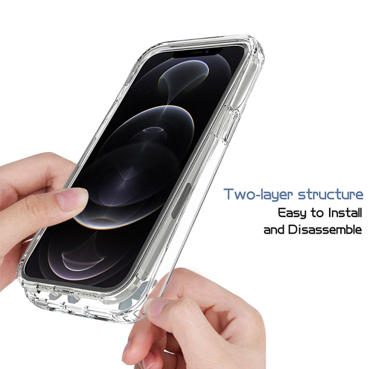 For iPhone 11 Pro Max 2 in 1 High Transparent Painted Shockproof PC + TPU Protective Case
