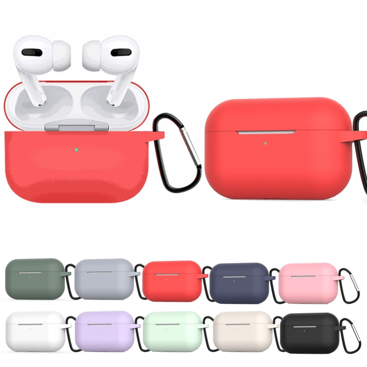 For Apple AirPods Pro 2pcs Wireless Earphone Silicone Protective Case with Hook