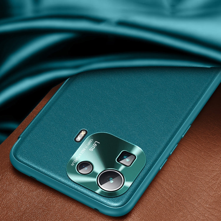 For Xiaomi Mi 11 Lite Magnetic Side Window View Shockproof Horizontal Flip Leather Case