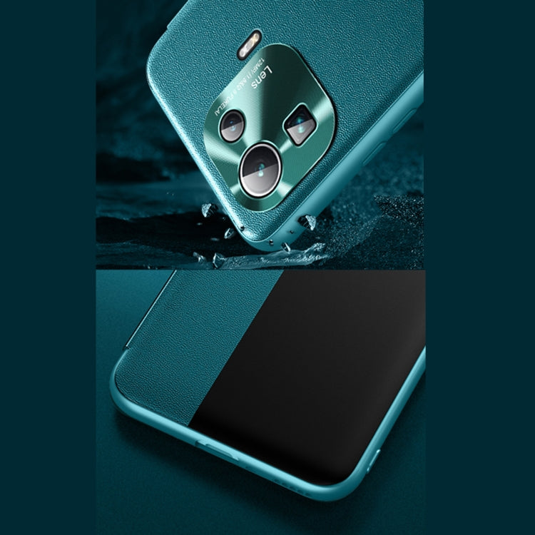 For Xiaomi Mi 11 Lite Magnetic Side Window View Shockproof Horizontal Flip Leather Case