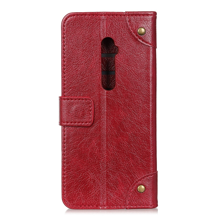 For OPPO Reno Ace Copper Buckle Nappa Texture Horizontal Flip Leather Case with Holder & Card Slots & Wallet