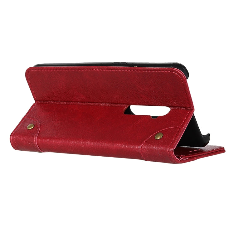 For OPPO Reno Ace Copper Buckle Nappa Texture Horizontal Flip Leather Case with Holder & Card Slots & Wallet