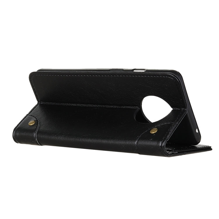 For Oneplus 7T Copper Buckle Nappa Texture Horizontal Flip Leather Case with Holder & Card Slots & Wallet