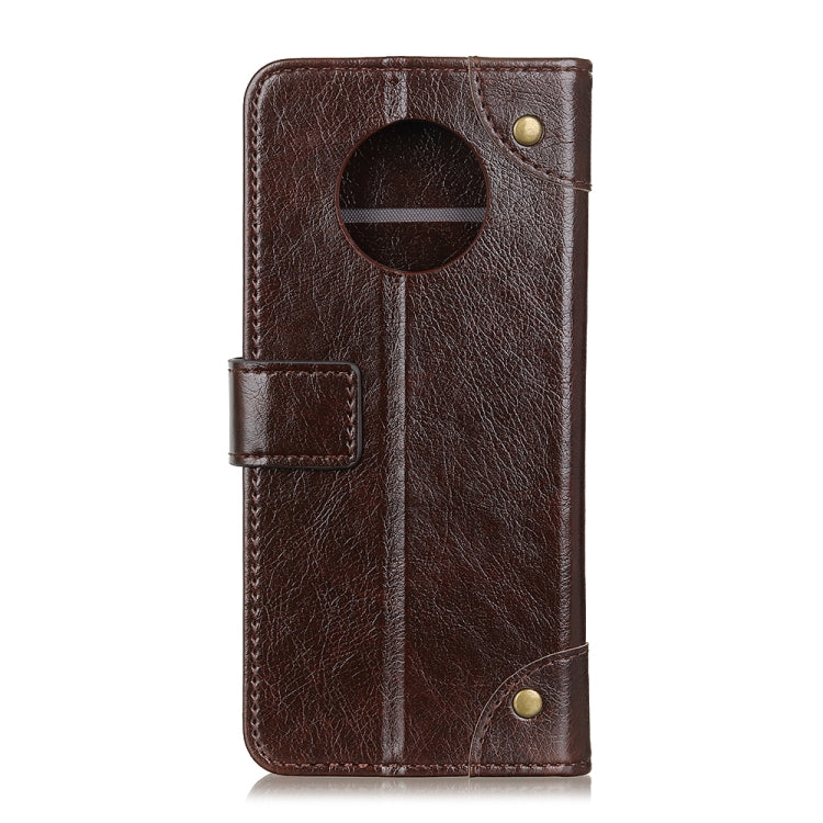 For Oneplus 7T Copper Buckle Nappa Texture Horizontal Flip Leather Case with Holder & Card Slots & Wallet