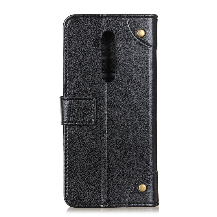 For Oneplus 7T Pro Copper Buckle Nappa Texture Horizontal Flip Leather Case with Holder & Card Slots & Wallet