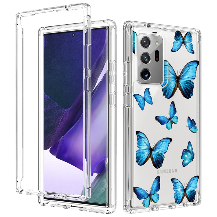 For Samsung Galaxy Note20 Ultra 2 in 1 High Transparent Painted Shockproof PC + TPU Protective Case
