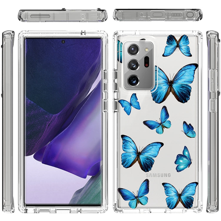 For Samsung Galaxy Note20 Ultra 2 in 1 High Transparent Painted Shockproof PC + TPU Protective Case