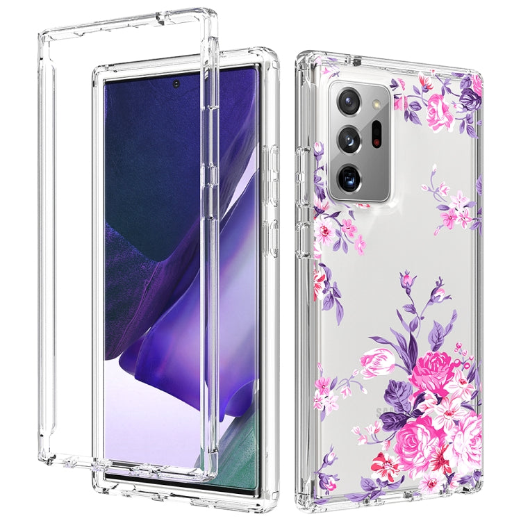 For Samsung Galaxy Note20 Ultra 2 in 1 High Transparent Painted Shockproof PC + TPU Protective Case