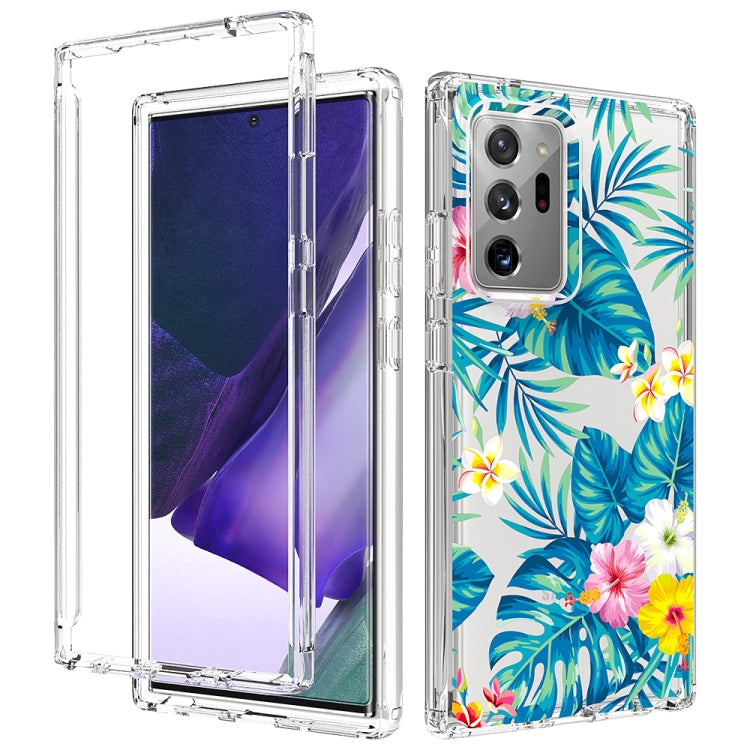 For Samsung Galaxy Note20 Ultra 2 in 1 High Transparent Painted Shockproof PC + TPU Protective Case